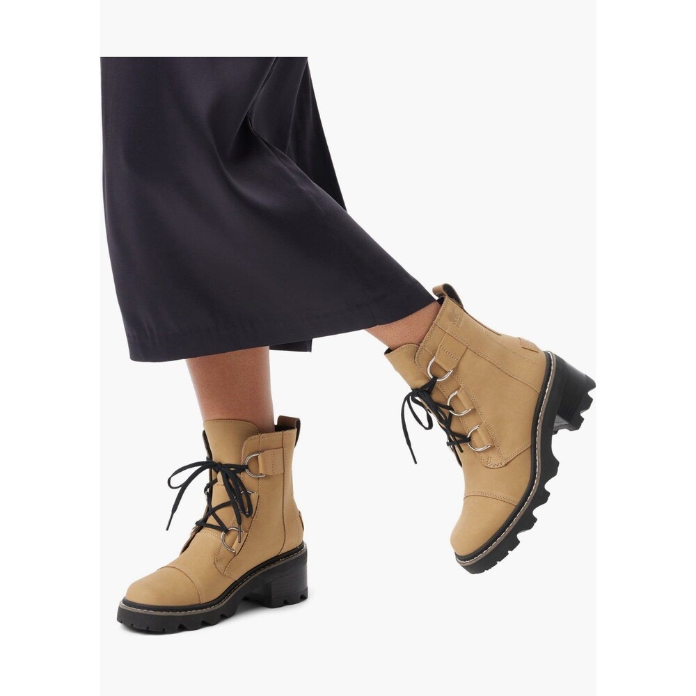 Sorel Women's Joan Now Lace Cozy Boots 11 Beige/tan NWT - Picture 3 of 6